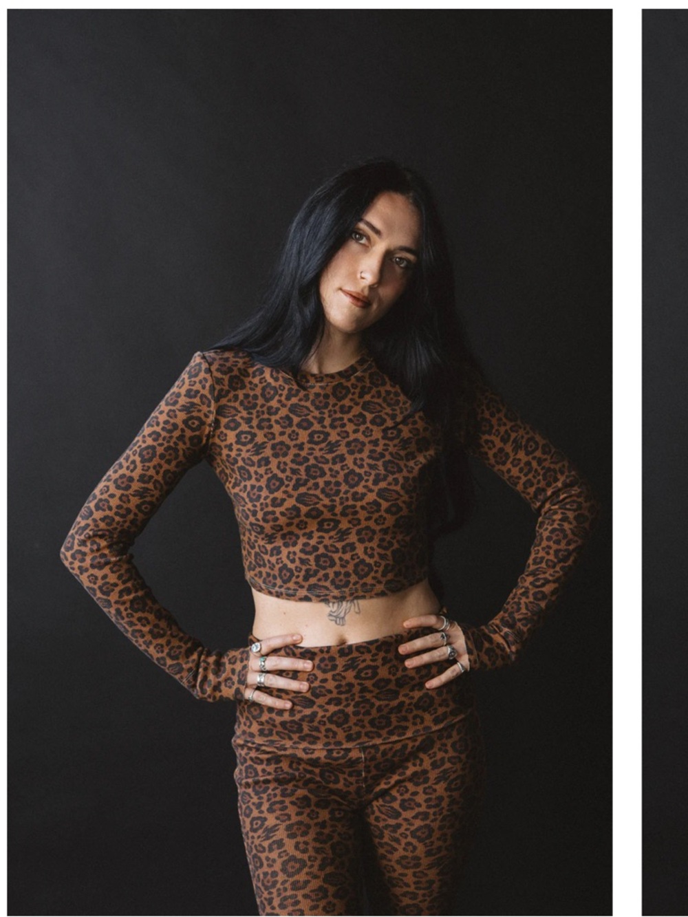 Hell Babes Dead Set Long Sleeve Crop Top